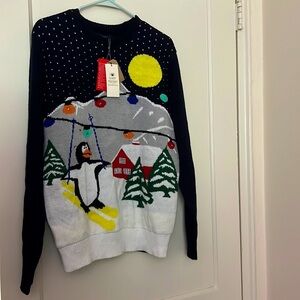 NWT easy premium goods Christmas sweater size: M